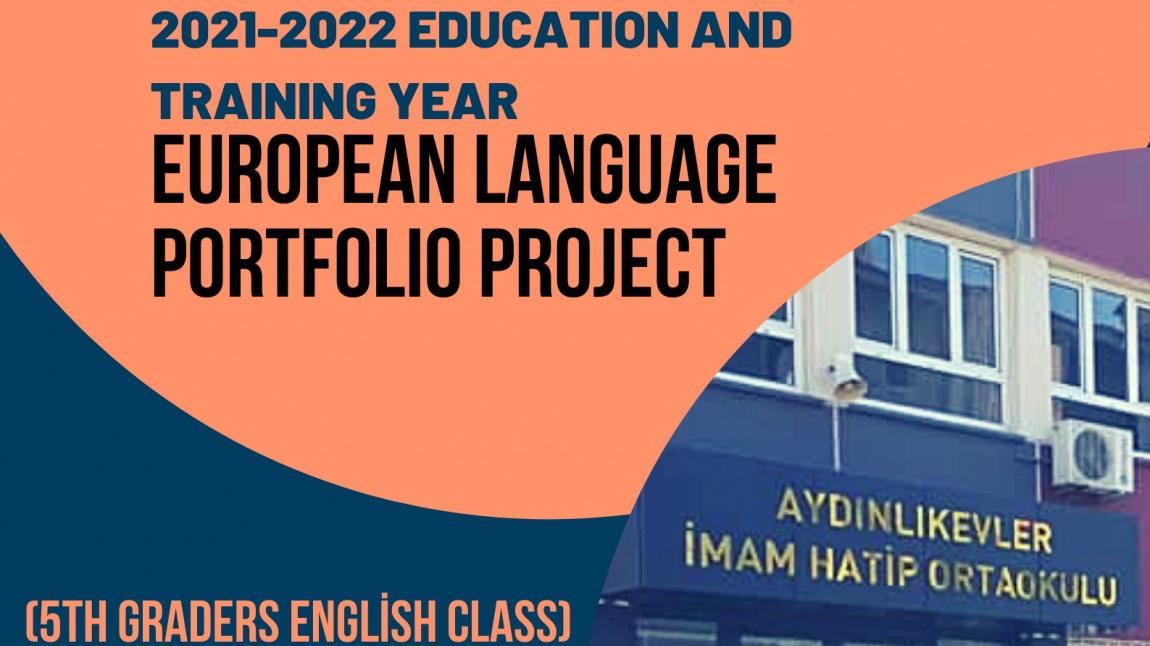 Avrupa Dilleri Ortak Çerçeve Programı (CEFR) Yabancı Dil Projesi Afiş Çalışması